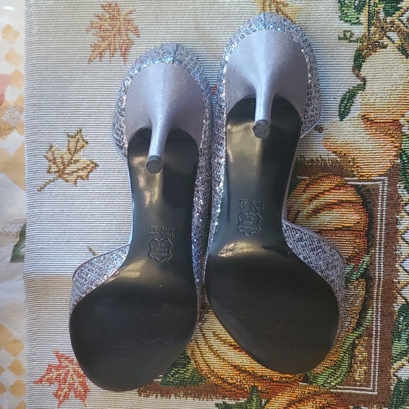 👠 Nina Fern GM Pewter Glitter 2" 8m heels - Picture 7 of 12